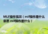 MLF操作情況（mlf操作是什么意思 mlf操作是什么）