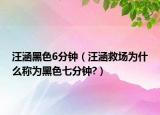 汪涵黑色6分鐘（汪涵救場為什么稱為黑色七分鐘?）