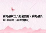 荷月是農(nóng)歷幾月的別稱（荷月是幾月 荷月是幾月的別稱）