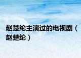 趙楚綸主演過的電視?。ㄚw楚綸）