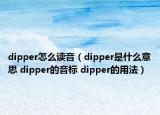 dipper怎么讀音（dipper是什么意思 dipper的音標(biāo) dipper的用法）