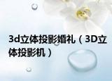 3d立體投影婚禮（3D立體投影機(jī)）