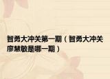 智勇大沖關第一期（智勇大沖關廖慧敏是哪一期）