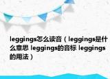 leggings怎么讀音（leggings是什么意思 leggings的音標(biāo) leggings的用法）
