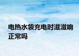 電熱水袋充電時(shí)滋滋響正常嗎