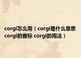 corgi怎么用（corgi是什么意思 corgi的音標(biāo) corgi的用法）