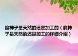 脆柿子是天然的還是加工的（脆柿子是天然的還是加工的詳細(xì)介紹）