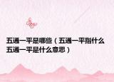五通一平是哪些（五通一平指什么 五通一平是什么意思）