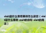 visit是什么意思英語怎么讀音（visit是什么意思 visit的音標(biāo) visit的用法）