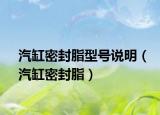 汽缸密封脂型號說明（汽缸密封脂）