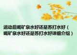運(yùn)動(dòng)后喝礦泉水好還是蘇打水好（喝礦泉水好還是蘇打水好詳細(xì)介紹）