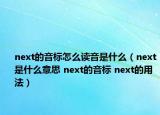 next的音標怎么讀音是什么（next是什么意思 next的音標 next的用法）