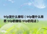 trip發(fā)什么音標(biāo)（trip是什么意思 trip的音標(biāo) trip的用法）