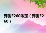 奔馳E260敞篷（奔馳E260）