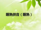 睡熟拼音（睡熟）