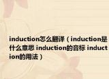 induction怎么翻譯（induction是什么意思 induction的音標(biāo) induction的用法）