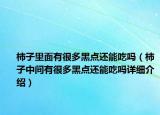 柿子里面有很多黑點還能吃嗎（柿子中間有很多黑點還能吃嗎詳細介紹）