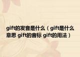 gift的發(fā)音是什么（gift是什么意思 gift的音標 gift的用法）