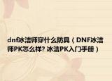 dnf冰潔師穿什么防具（DNF冰潔師PK怎么樣? 冰潔PK入門手冊(cè)）