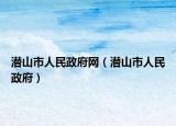 潛山市人民政府網（潛山市人民政府）