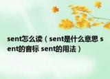 sent怎么讀（sent是什么意思 sent的音標(biāo) sent的用法）