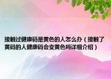 接觸過健康碼是黃色的人怎么辦（接觸了黃碼的人健康碼會變黃色嗎詳細介紹）