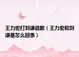 王力宏打劉謙道歉（王力宏和劉謙是怎么回事）