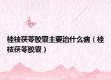 桂枝茯苓膠囊主要治什么?。ü鹬蜍吣z囊）
