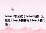 bleach怎么讀（bleach是什么意思 bleach的音標(biāo) bleach的用法）