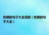 傷感的句子大全簡短（傷感的句子大全）