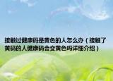 接觸過健康碼是黃色的人怎么辦（接觸了黃碼的人健康碼會變黃色嗎詳細介紹）