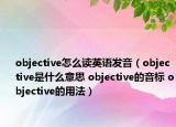 objective怎么讀英語發(fā)音（objective是什么意思 objective的音標(biāo) objective的用法）