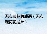 無心栽花的成語（無心栽花花成片）