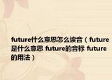 future什么意思怎么讀音（future是什么意思 future的音標(biāo) future的用法）