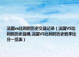 法國vs比利時歷史交戰(zhàn)記錄（法國VS比利時歷史戰(zhàn)績,法國VS比利時歷史勝率比分一覽表）