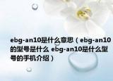 ebg-an10是什么意思（ebg-an10的型號(hào)是什么 ebg-an10是什么型號(hào)的手機(jī)介紹）