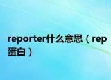 reporter什么意思（rep蛋白）