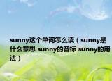 sunny這個(gè)單詞怎么讀（sunny是什么意思 sunny的音標(biāo) sunny的用法）
