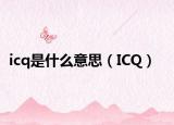 icq是什么意思（ICQ）