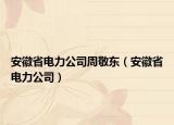 安徽省電力公司周敬東（安徽省電力公司）