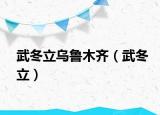 武冬立烏魯木齊（武冬立）