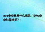 eva中李林是什么意思（EVA中李林是誰啊?）