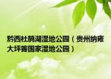 黔西杜鵑湖濕地公園（貴州納雍大坪箐國家濕地公園）