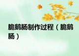 脆鵝腸制作過程（脆鵝腸）