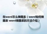 在word怎么做圖表（word如何做圖表 word做圖表的方法介紹）