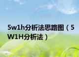 5w1h分析法思路圖（5W1H分析法）