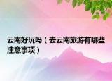 云南好玩嗎（去云南旅游有哪些注意事項）