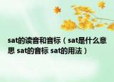 sat的讀音和音標(biāo)（sat是什么意思 sat的音標(biāo) sat的用法）