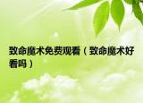 致命魔術(shù)免費觀看（致命魔術(shù)好看嗎）