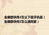 金庸群俠傳2怎么下載手機(jī)版（金庸群俠傳2怎么遇阿紫）